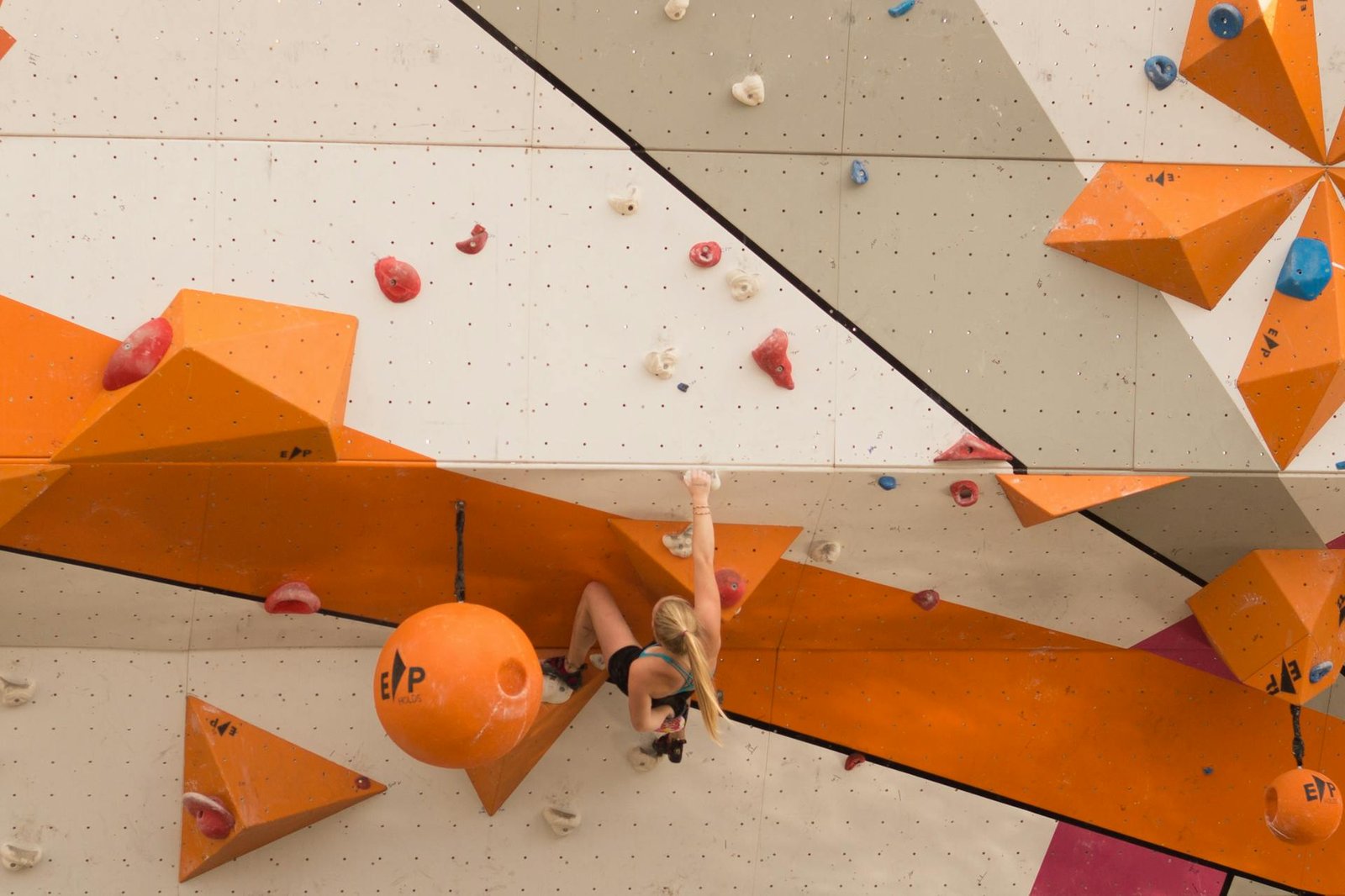 bouldering vägg